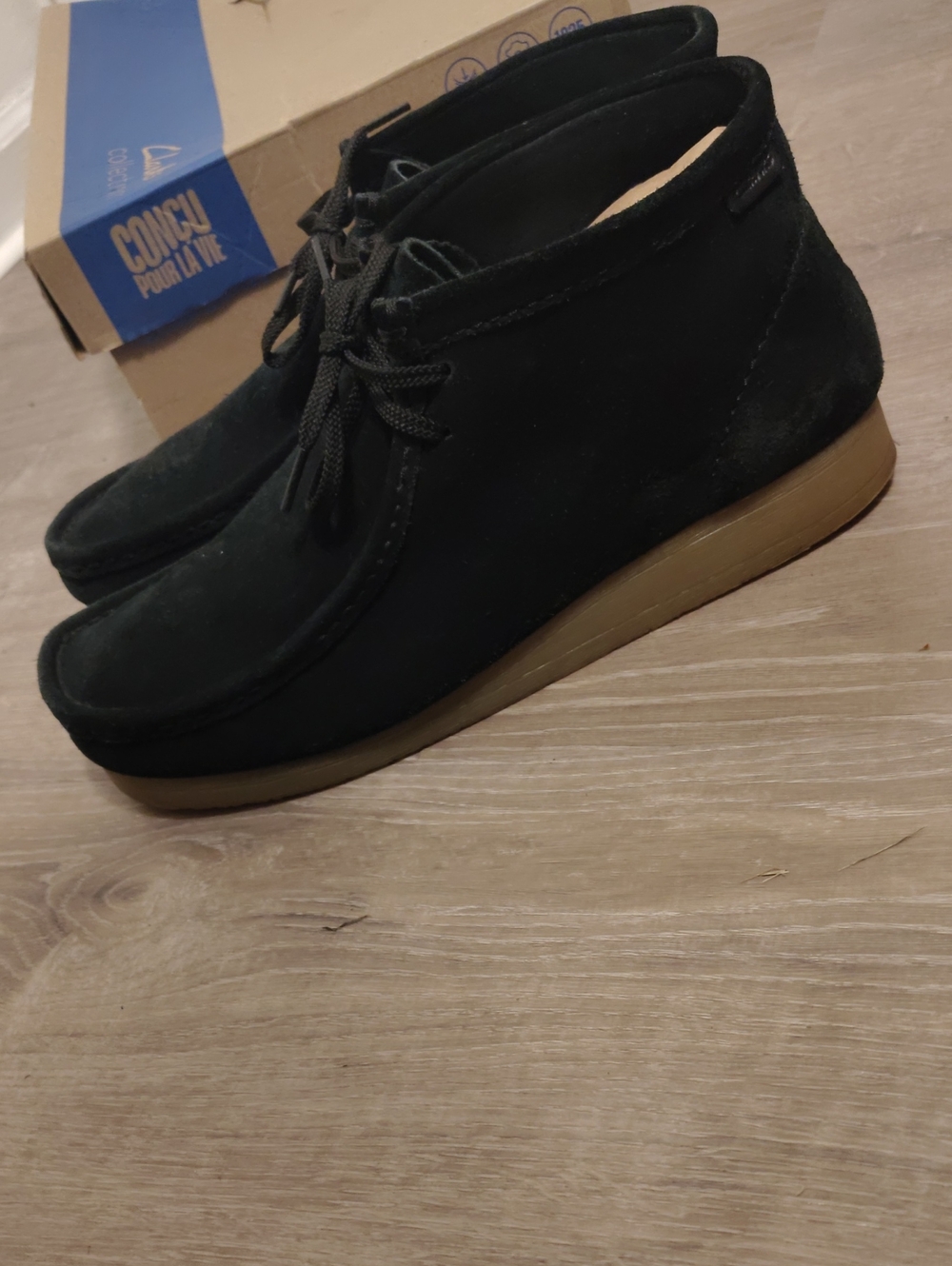 Black Suede Casual Chukka Boots - Men